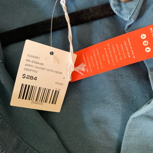 SUNDRY ARMY JACKET WITH HEART + STAR - Picture 7 of 8